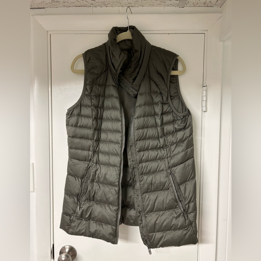 Forest Green Lululemon Down Vest